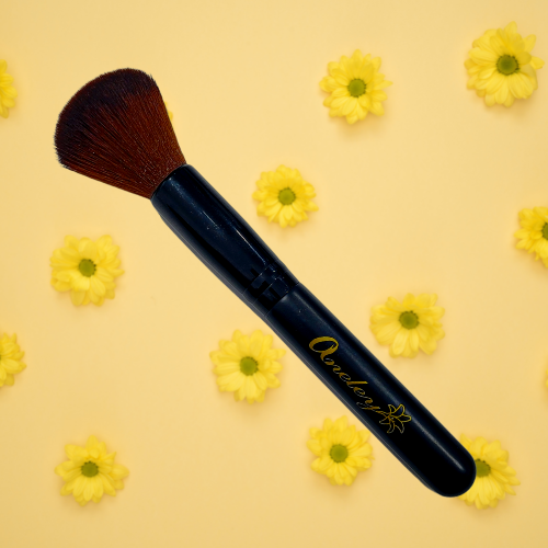 Brown Faux - Small Rounded Face Brush